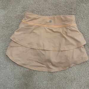 Athleta Girl Peach orange Layered Mini Skirt